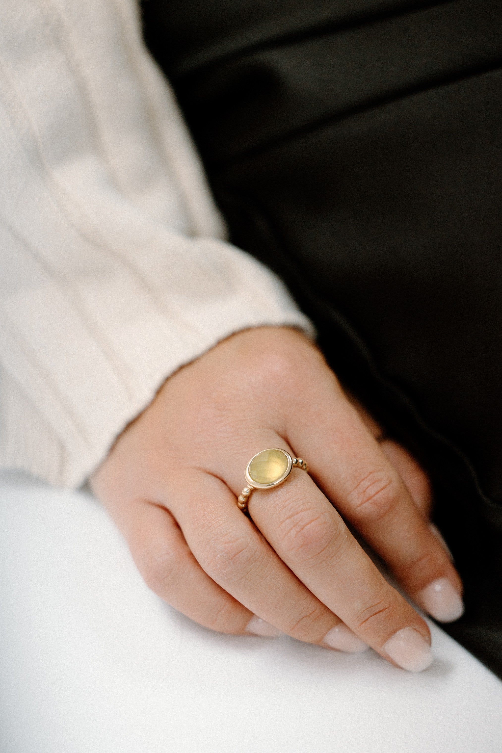 Bague Jessy - Prasiolite
