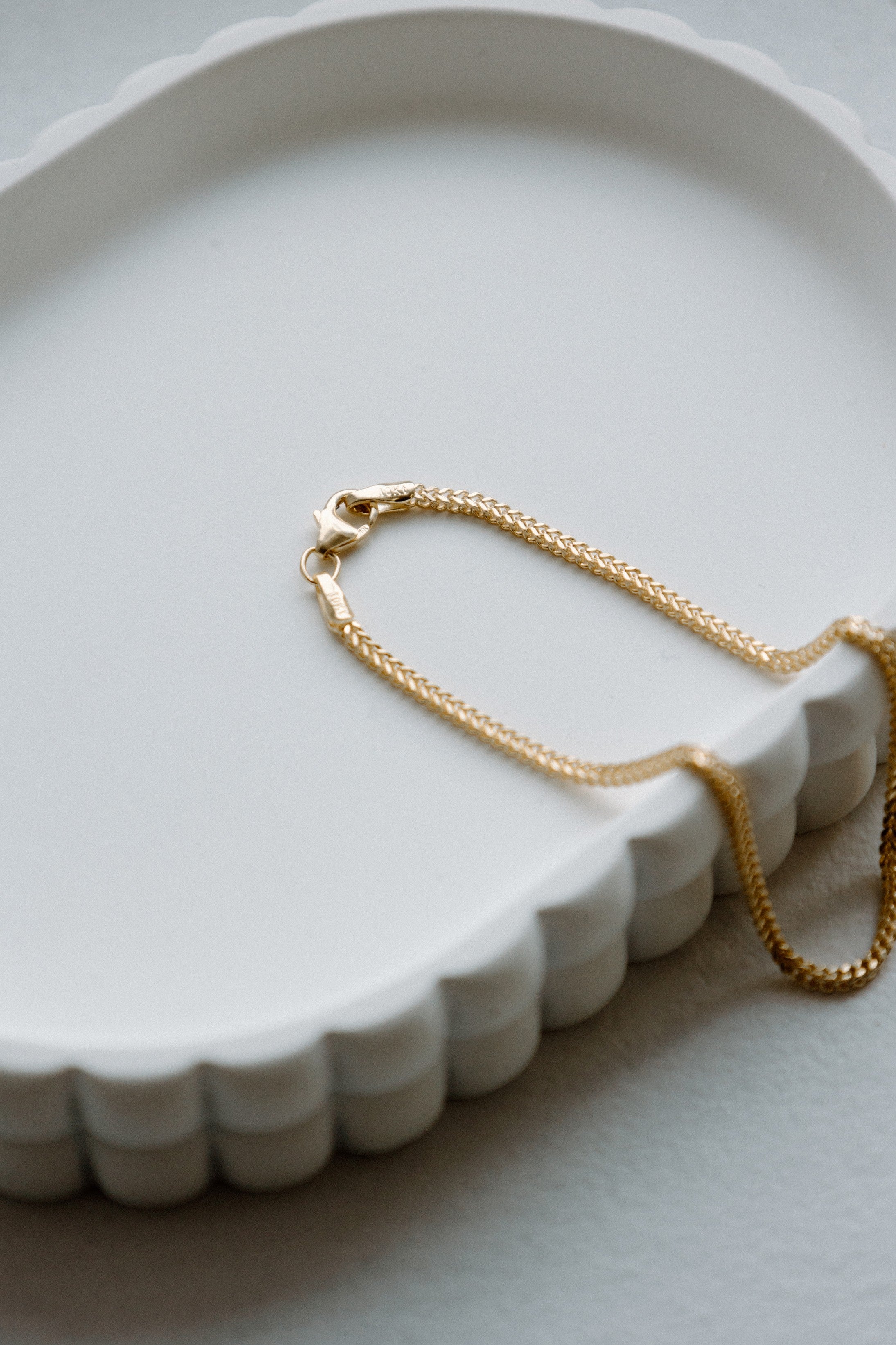 Bracelet moyen chaîne de blé