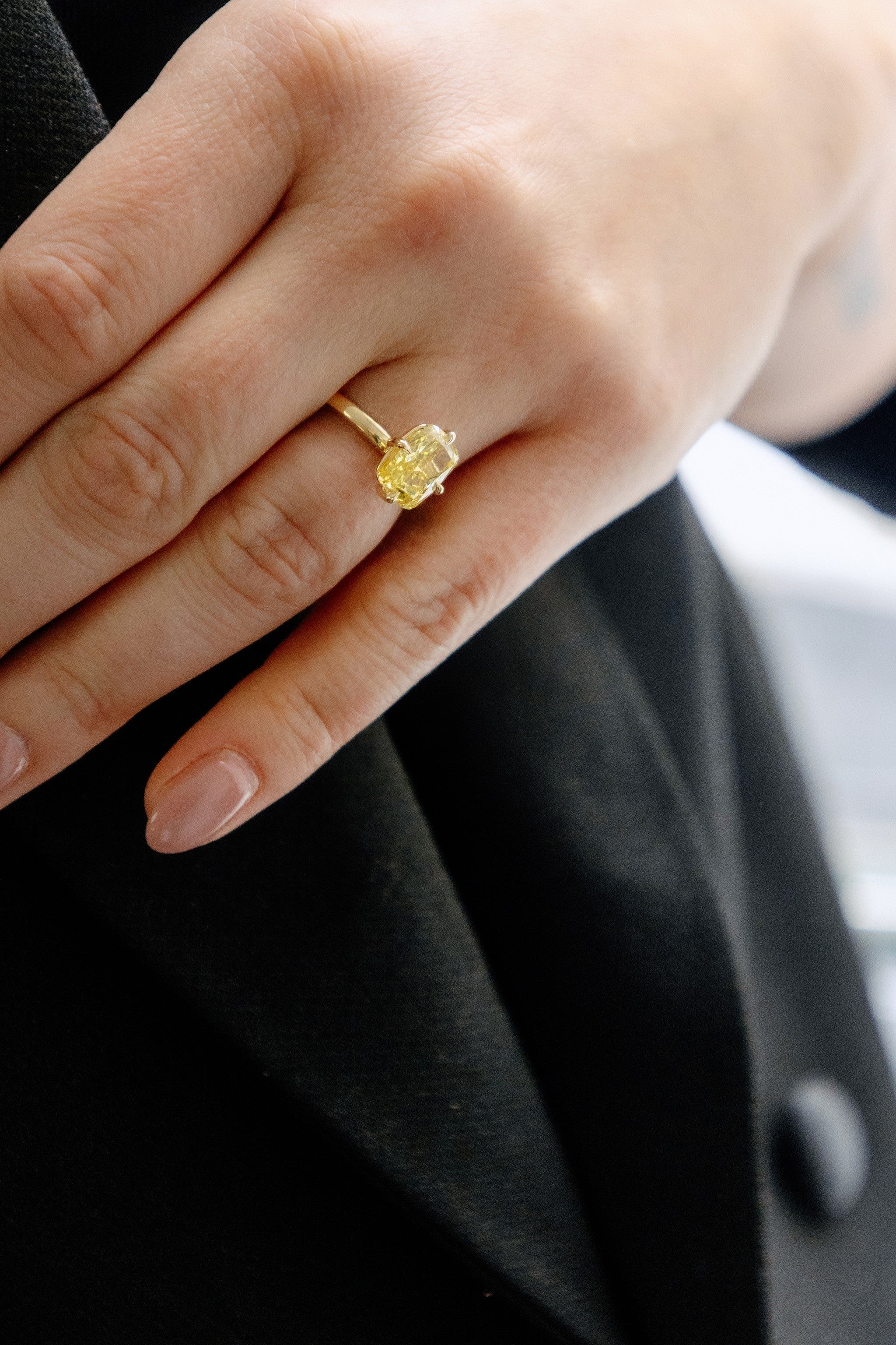 Bague Béatrice (Diamant jaune)