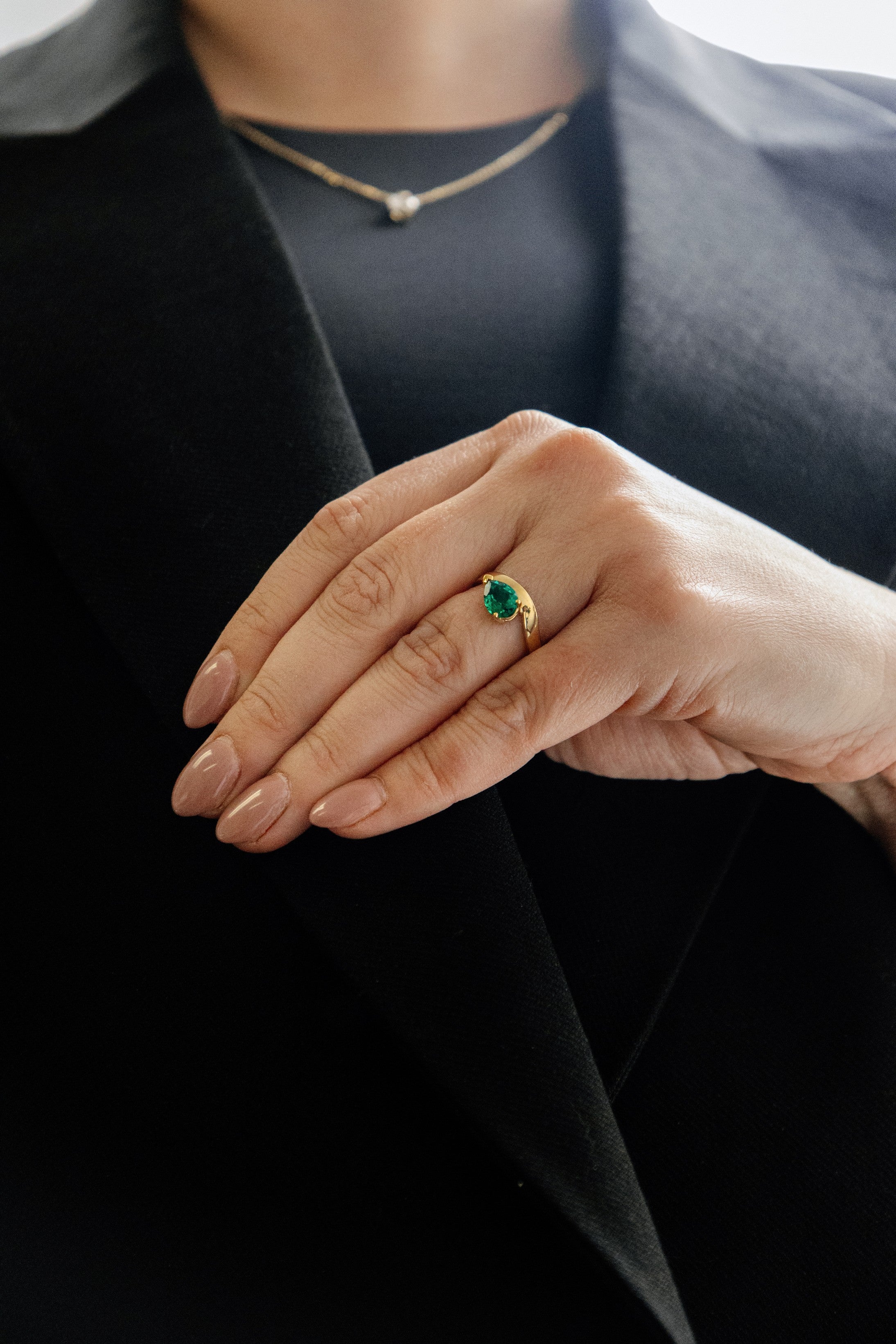 Bague Julia (émeraude)