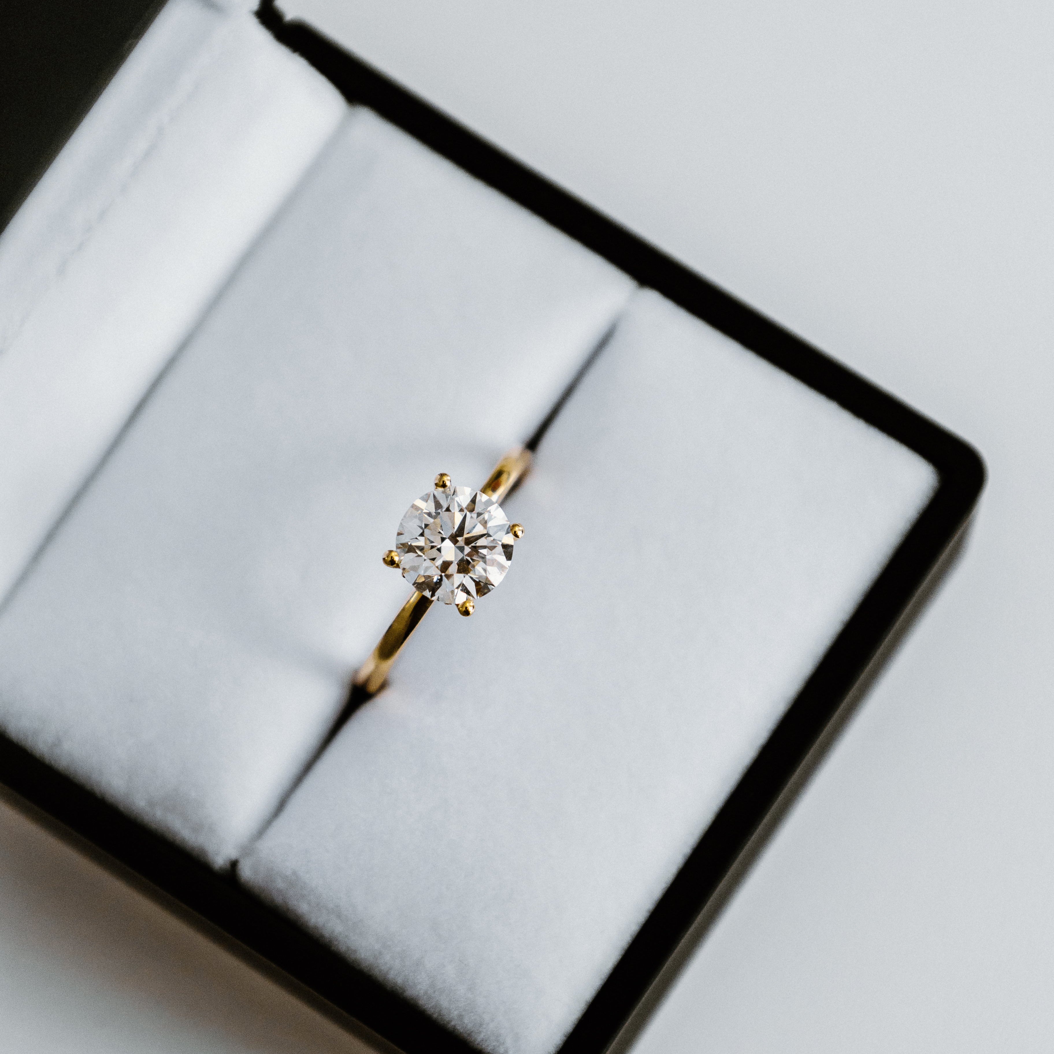 Bague Lucie - Diamant rond 2 carats
