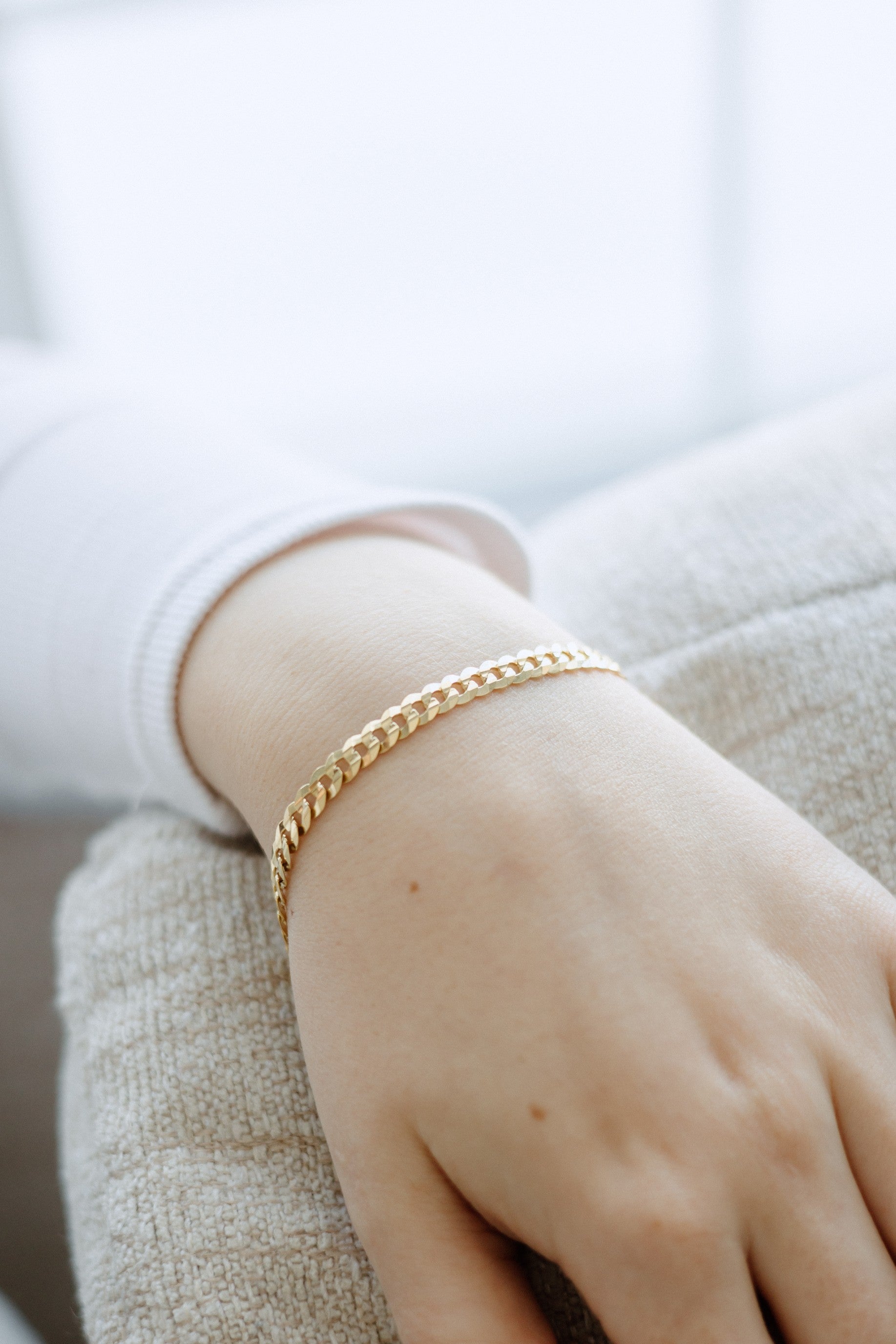 Bracelet gourmette large