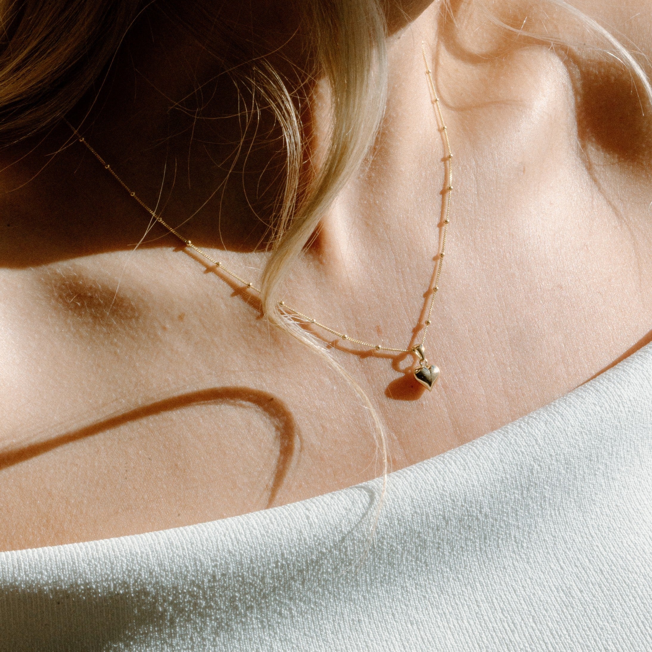 Pendentif petit coeur bombé