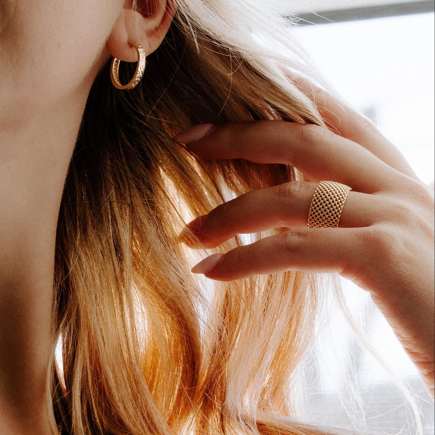 Bague ajourée - Large