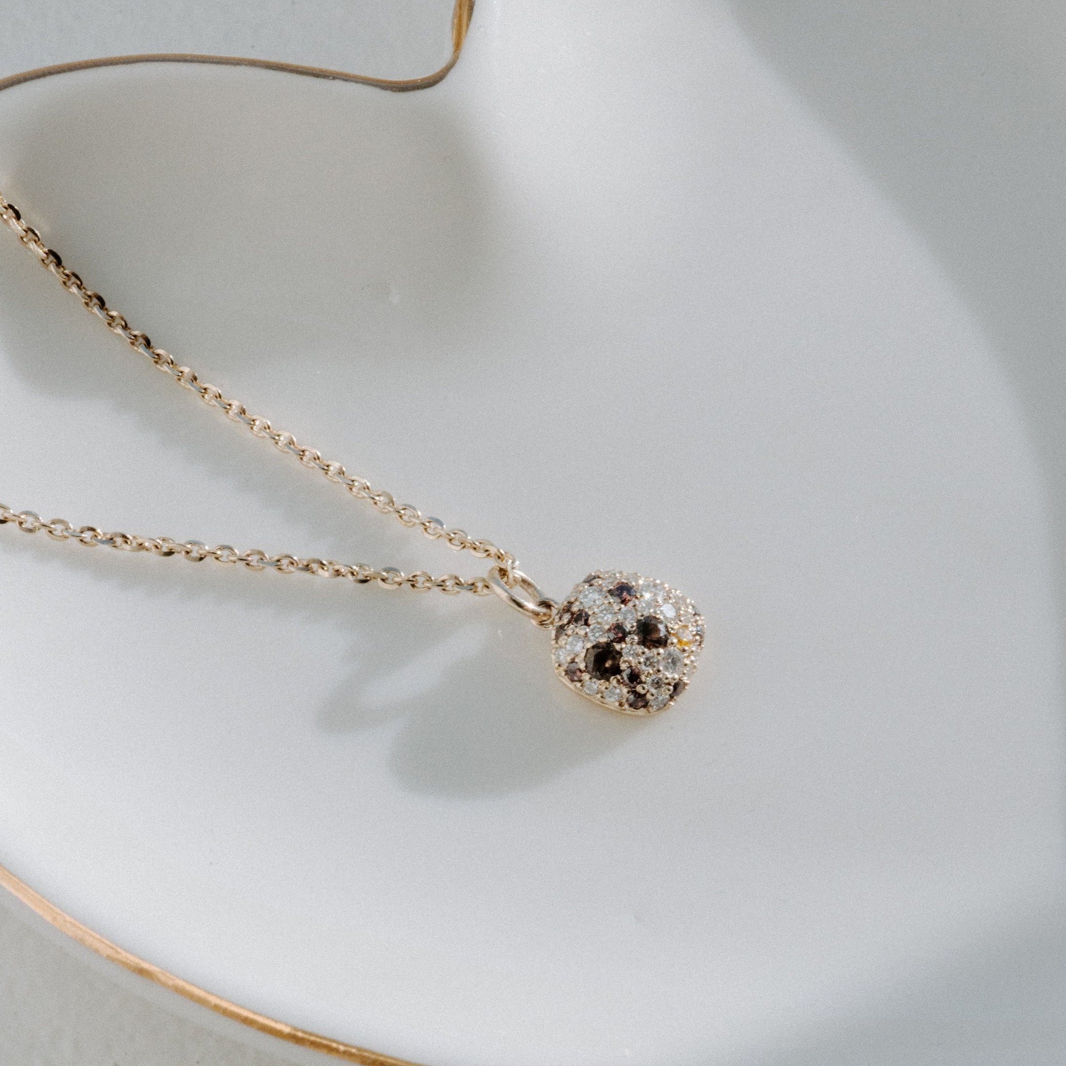 Pendentif bouquet champagne