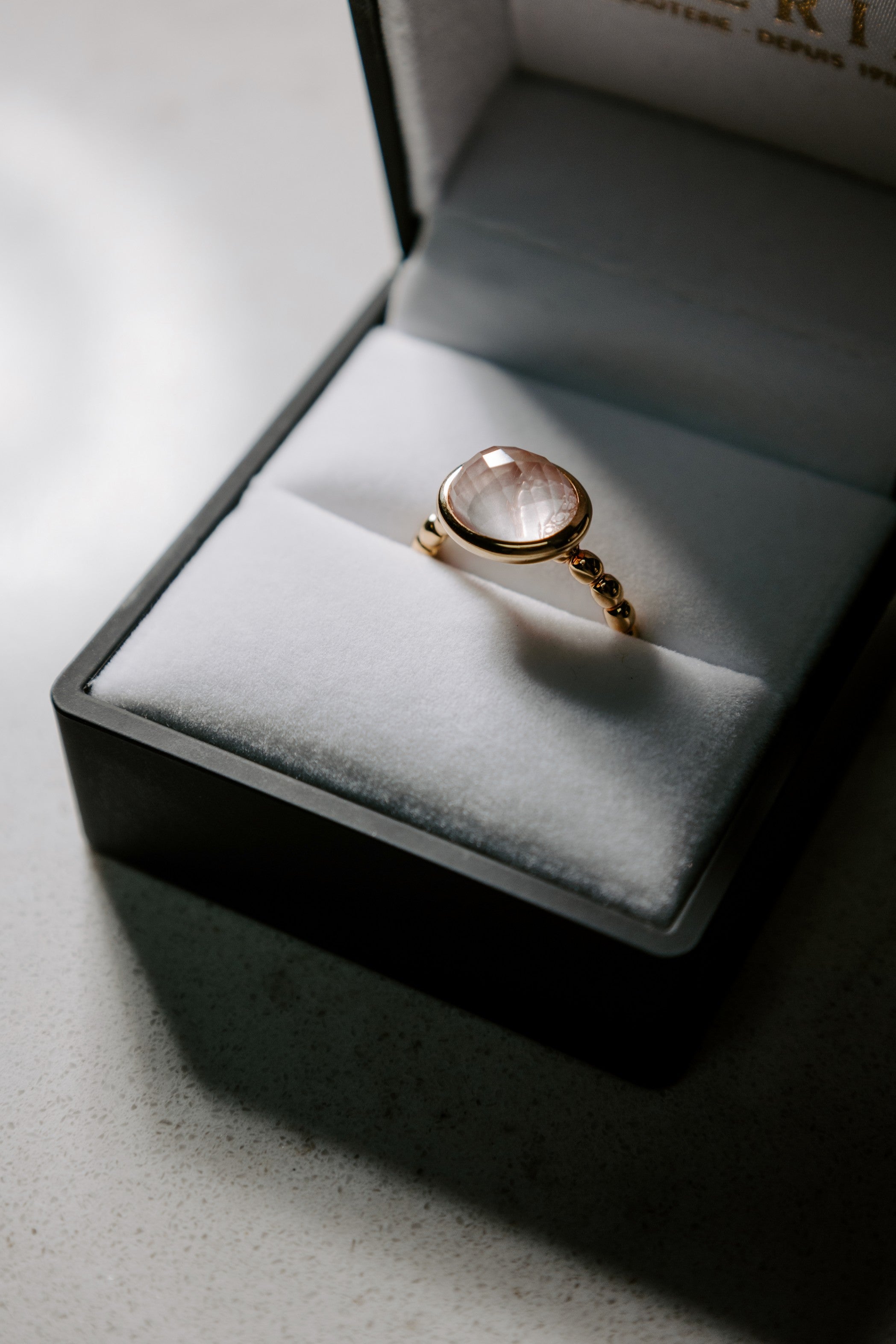 Bague Jessy - Quartz rose