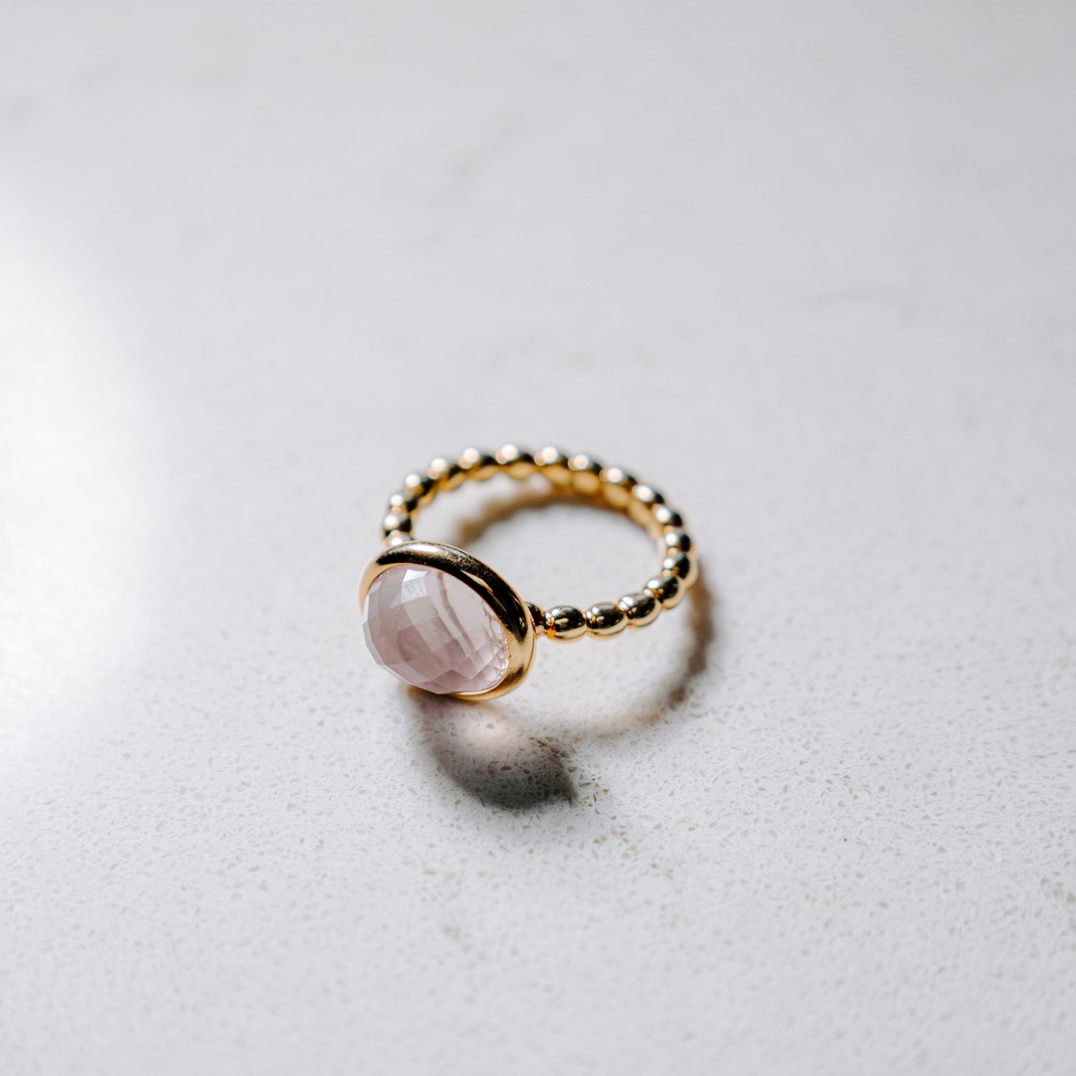 Bague Jessy - Quartz rose