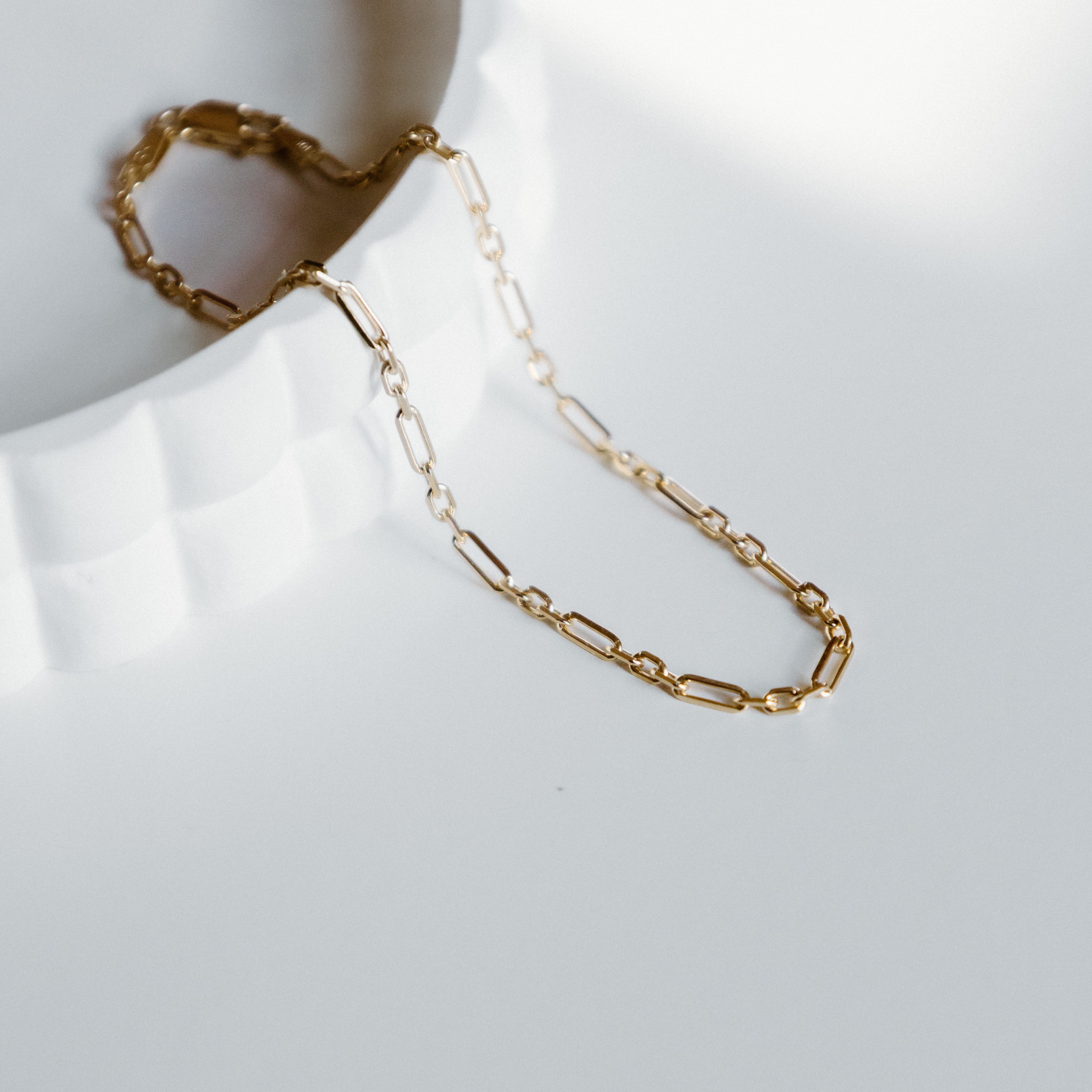 Bracelet paperclip moderne (petit)