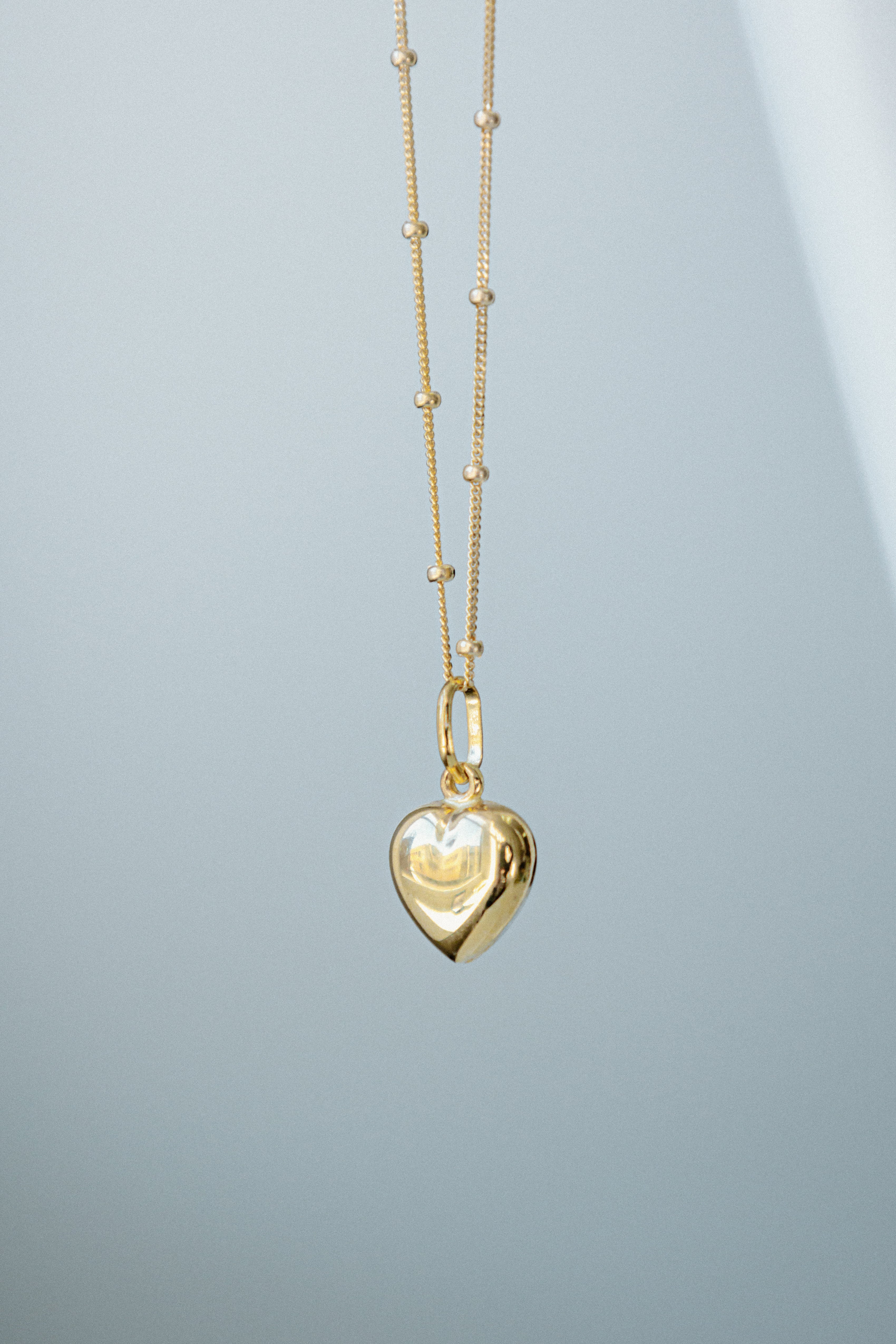 Pendentif coeur bombé
