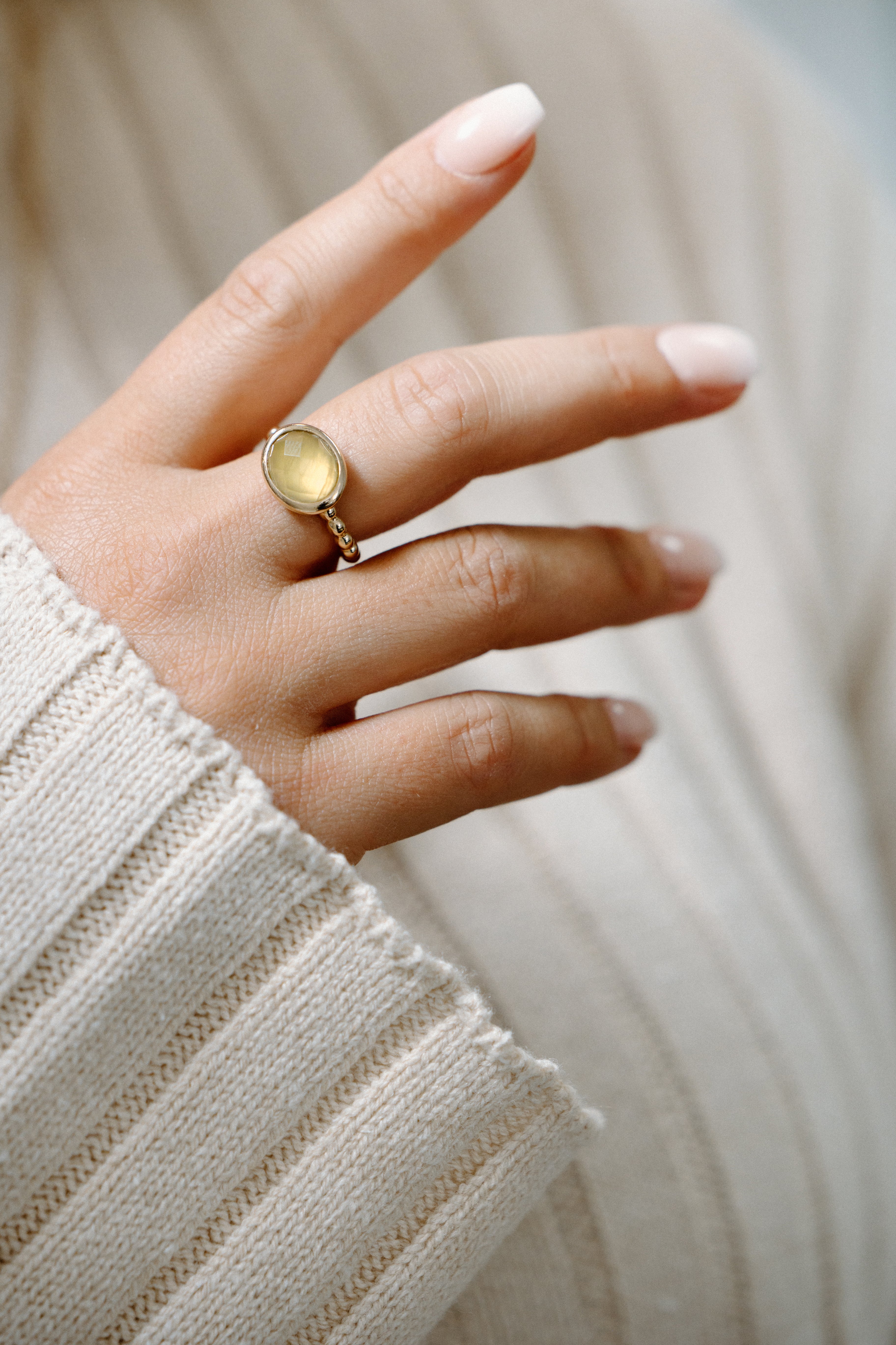 Bague Jessy - Prasiolite