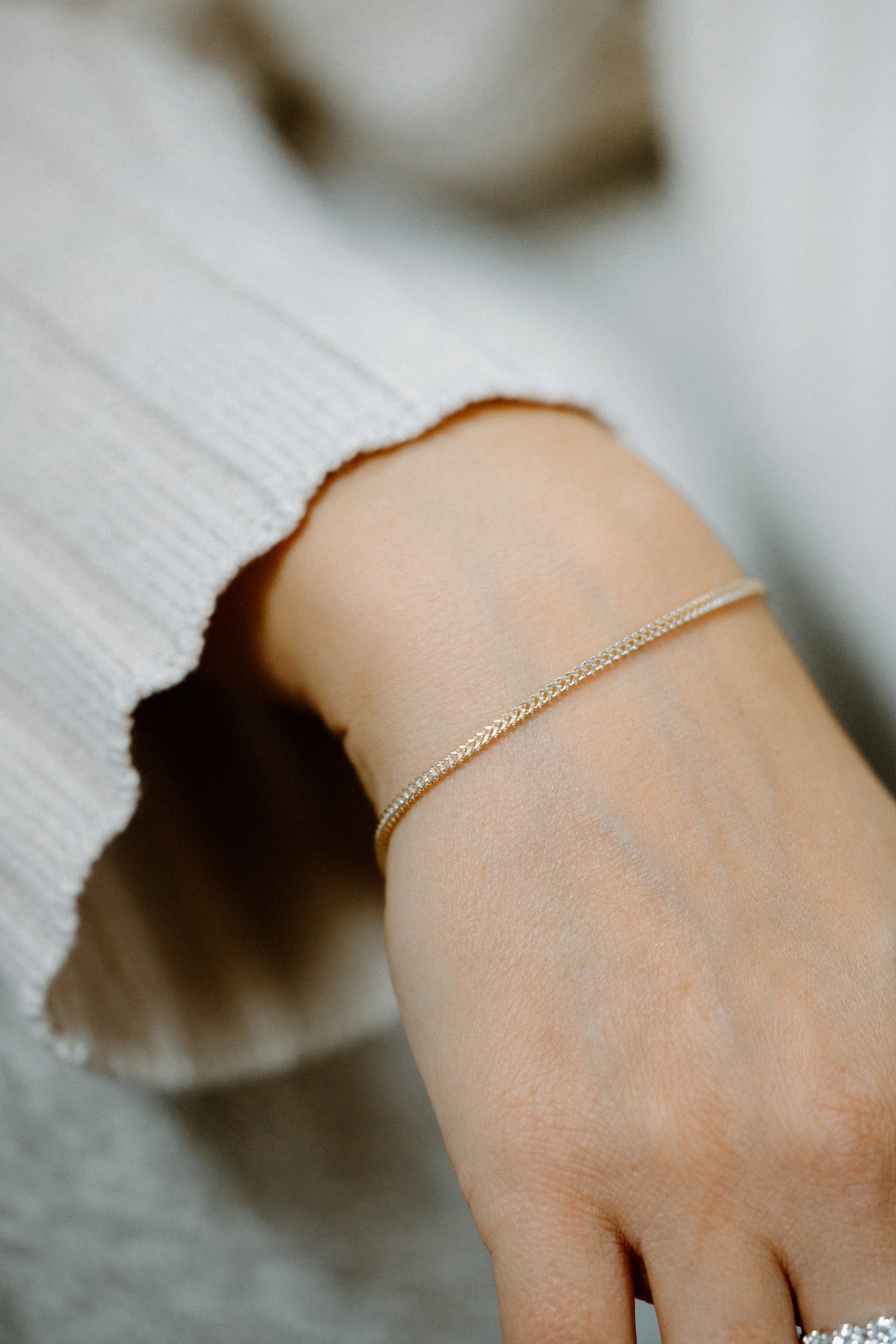 Bracelet moyen chaîne de blé