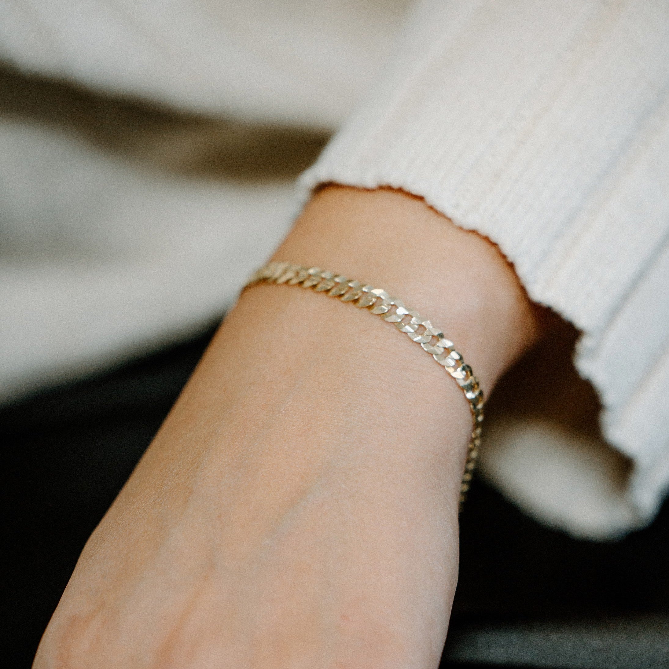 Bracelet gourmette large