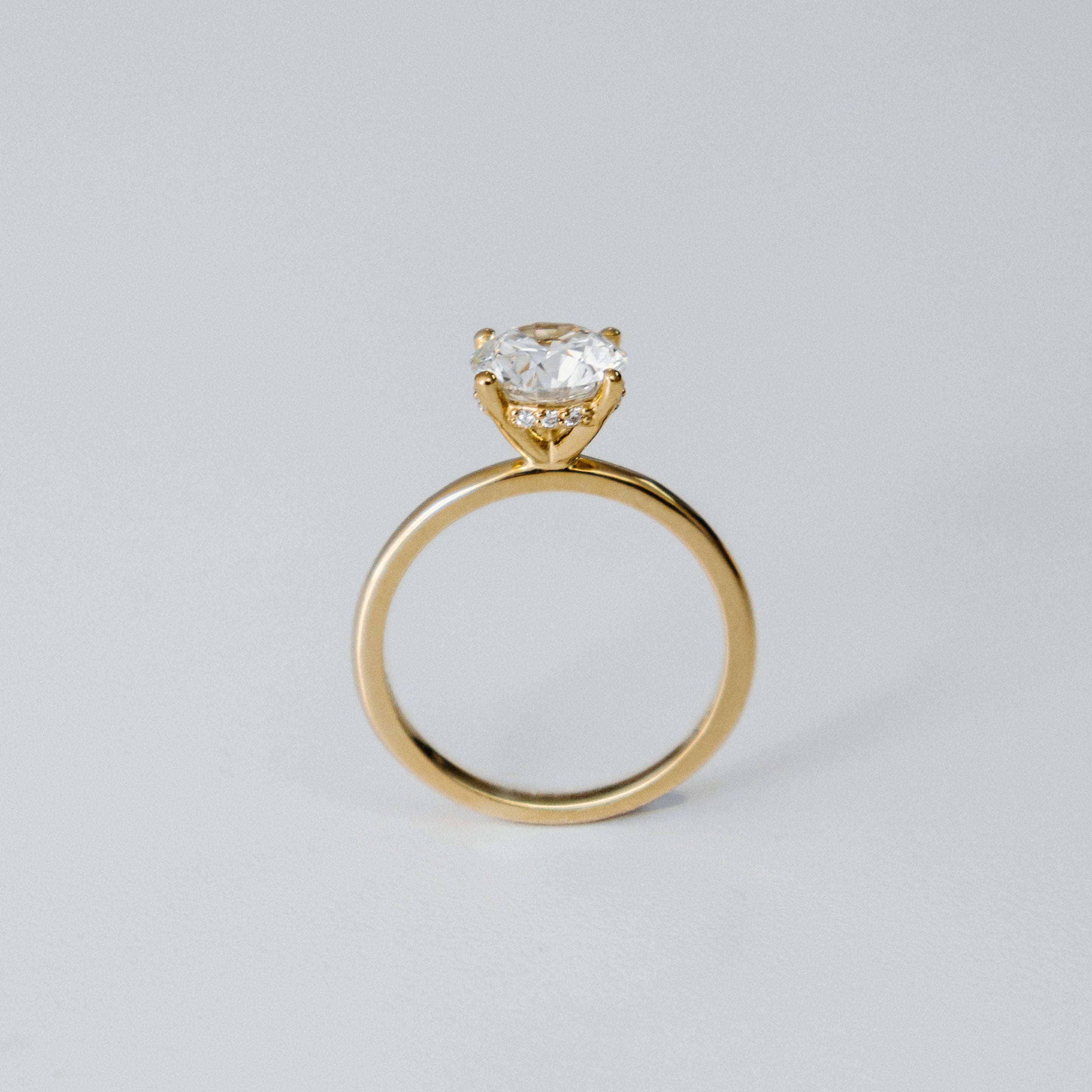 Bague Lucie - Diamant rond 2 carats