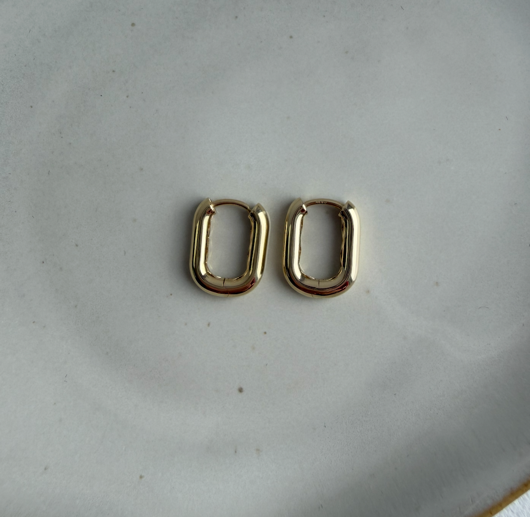 Anneaux rectangle arrondi – Tube rond