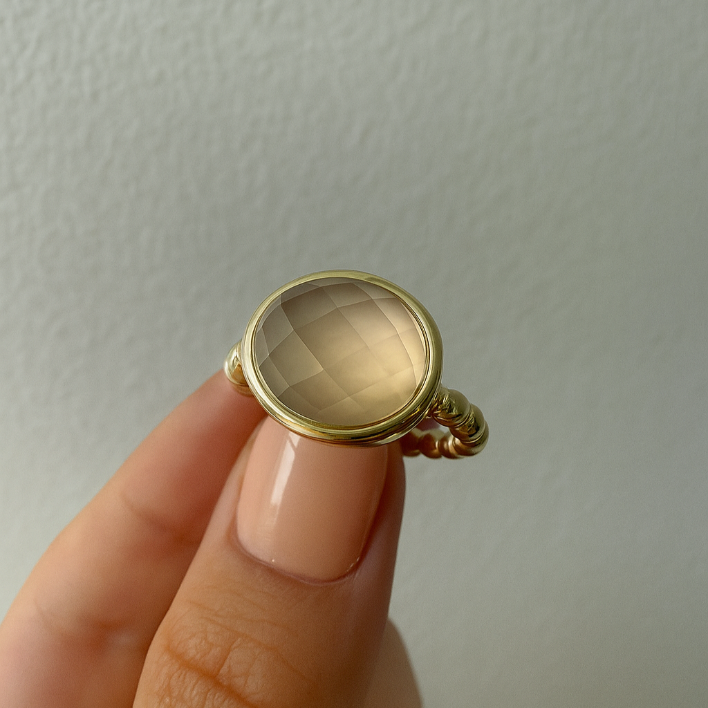 Bague Jessy - Quartz rose
