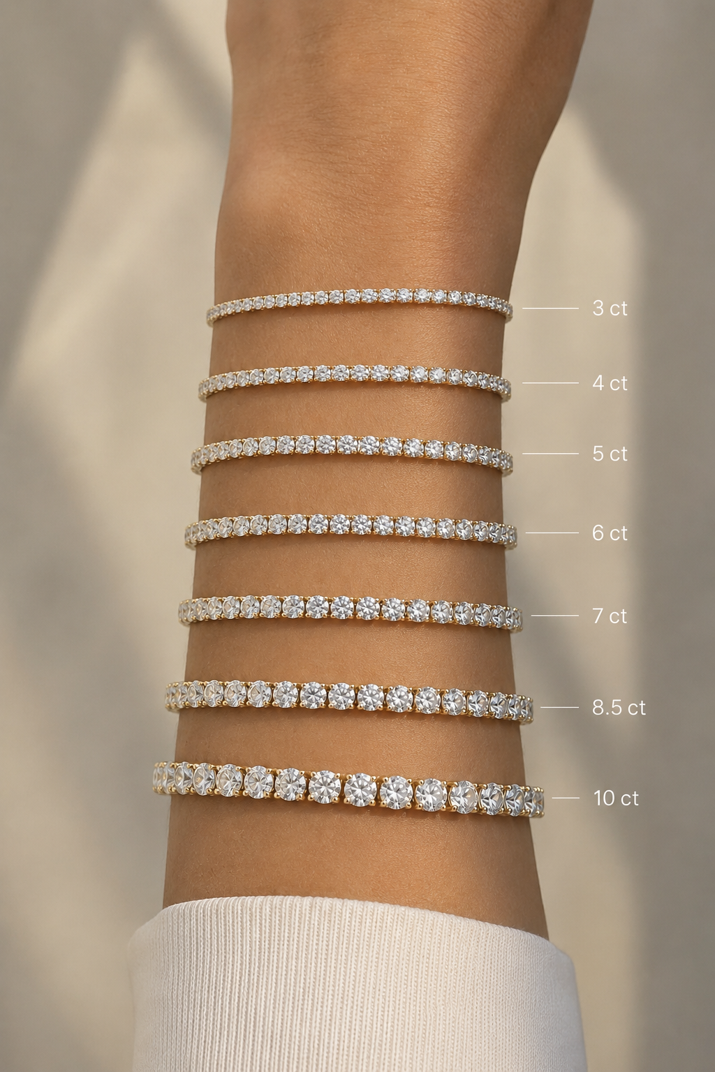 Bracelet tennis classique